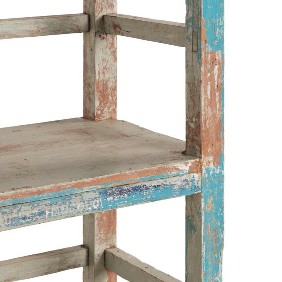 Antique wood shelving Francisco Segarra.