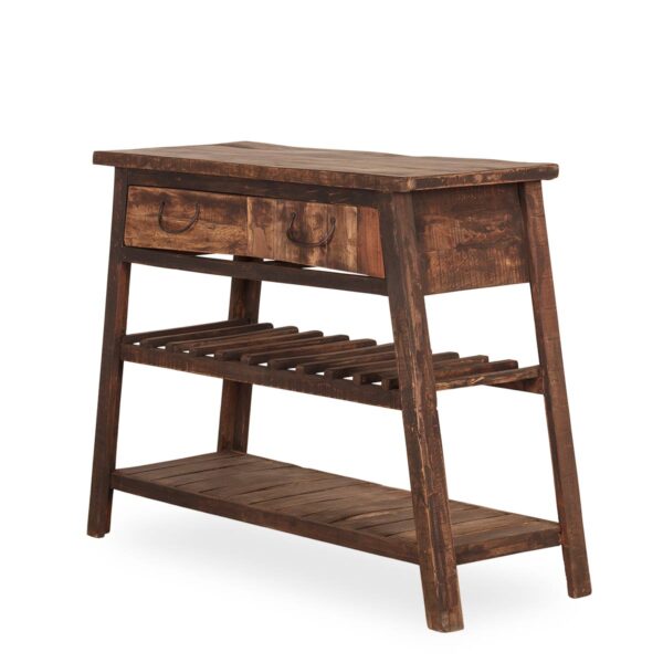 Meuble console ancienne bois.