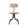 Silla estilo industrial.