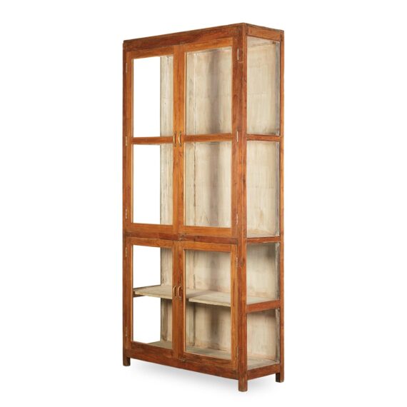 Vitrina antigua madera.
