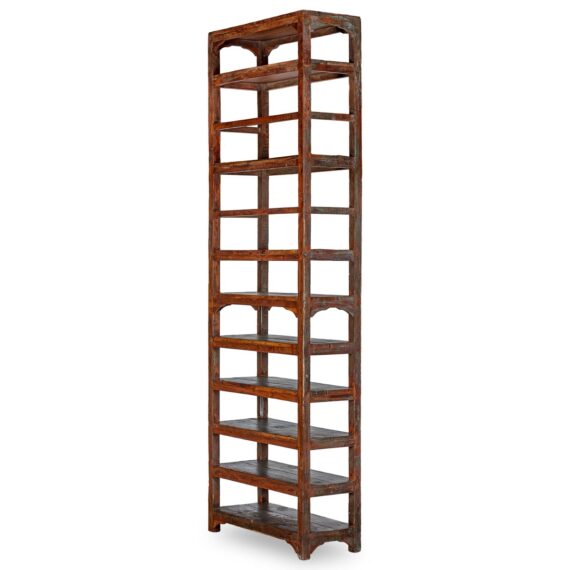 Antique shelving.