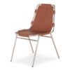 Chaises en cuir style vintage.