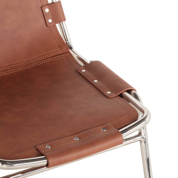 Chaises cuir vintage Francisco Segarra.