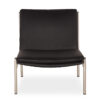 Leatherette armchair.