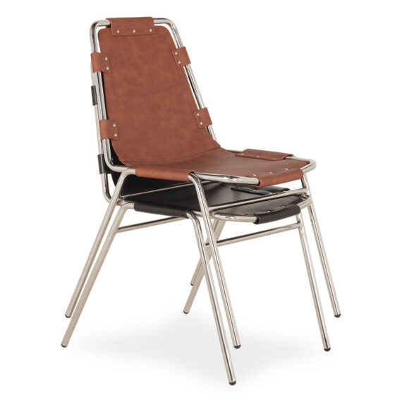 Vintage leather chairs collection Alix.