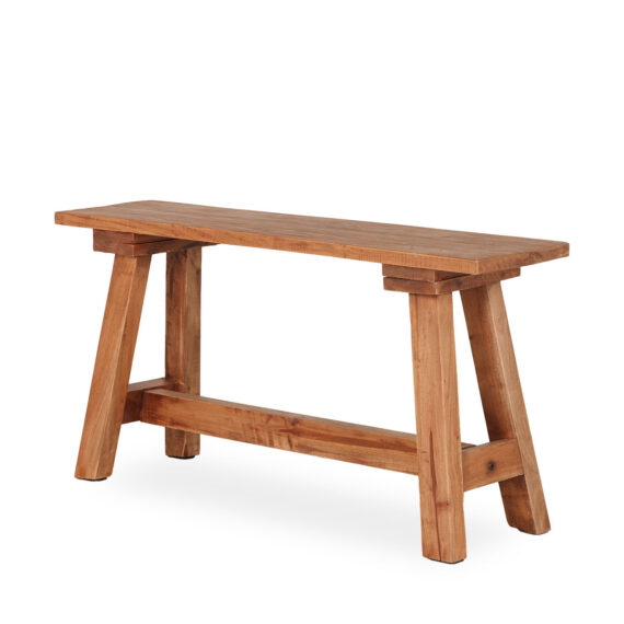 Banc en bois rustique Kinmer.