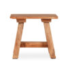 Rustic wooden stool.