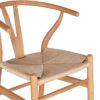 Natural wood stool Marius.