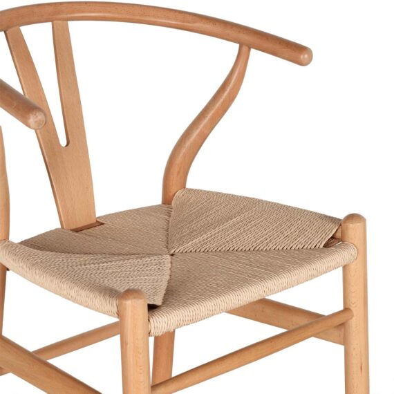 Natural wood stool Marius.