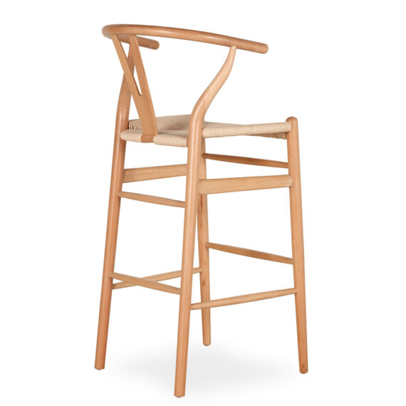 Natural wood stools.