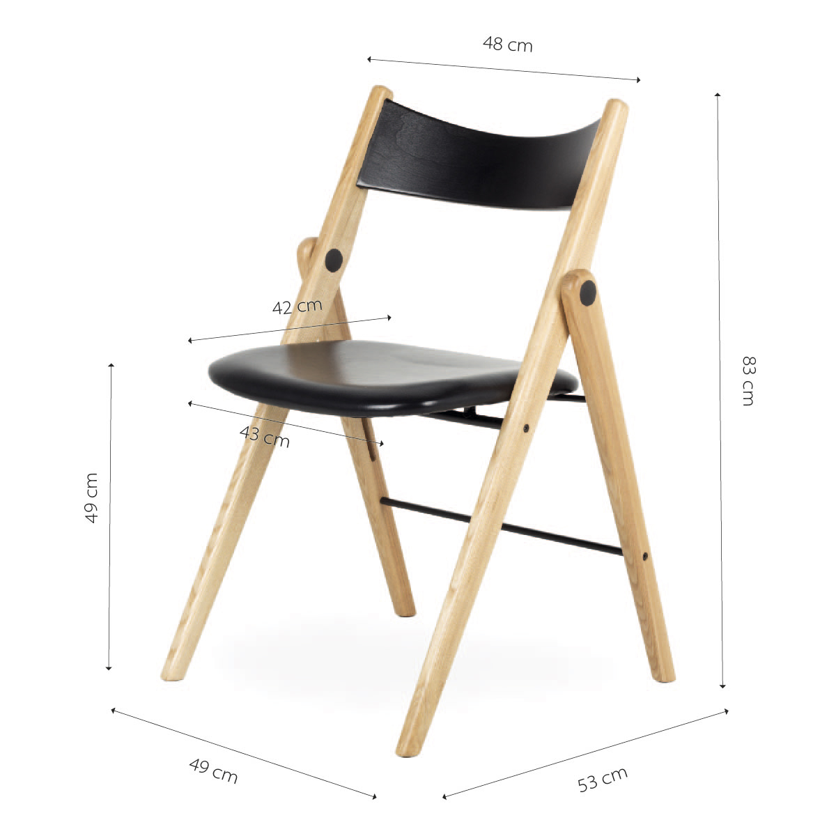 Cafeteria folding chairs.