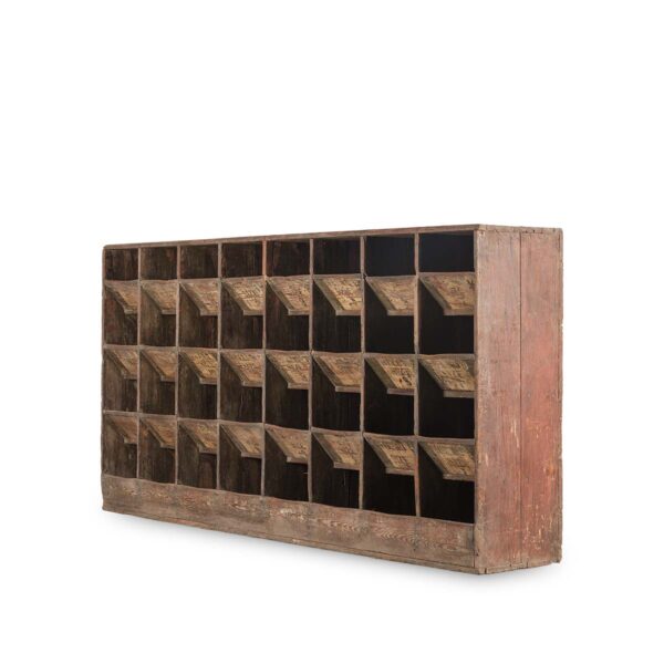 Mueble casillero.