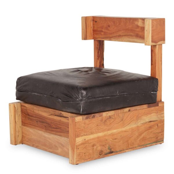 Sillones decorativos de madera.