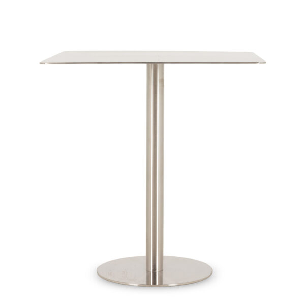Stainless steel tables.