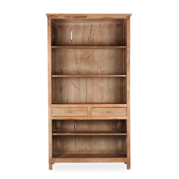 Wooden bookcase.
