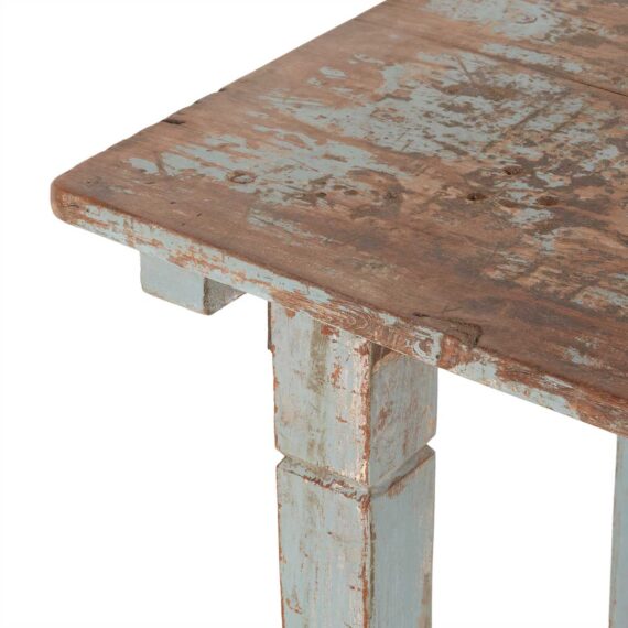Antique wood dining table.