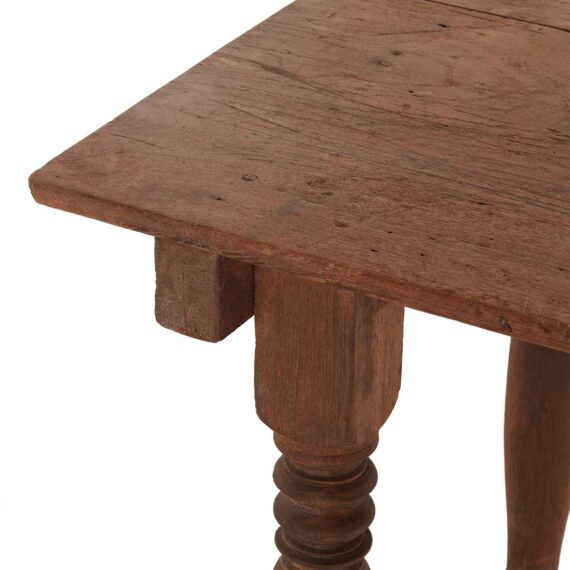Antique wooden table.