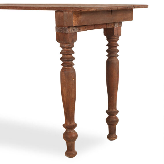 Antique wooden table.
