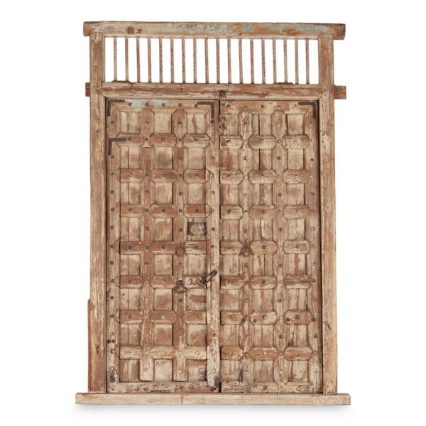 Puerta antigua de madera.