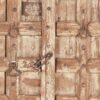Puerta antigua en madera.