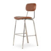Upholstered bar stool.