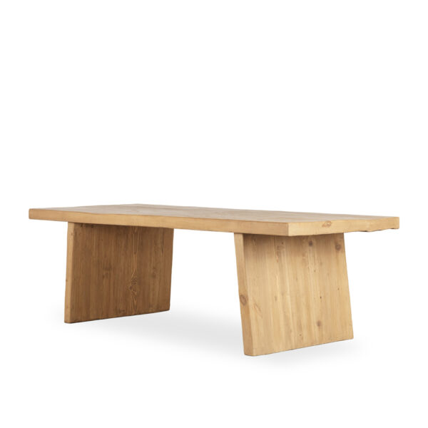 Wooden restaurant table 8 diners