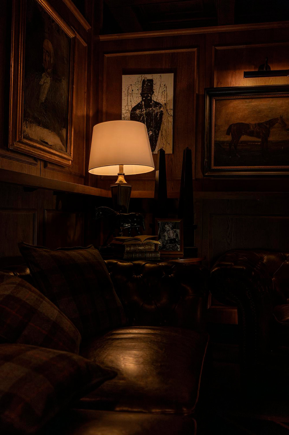Jack's Club Decor Project | Paintings by Francisco Segarra.