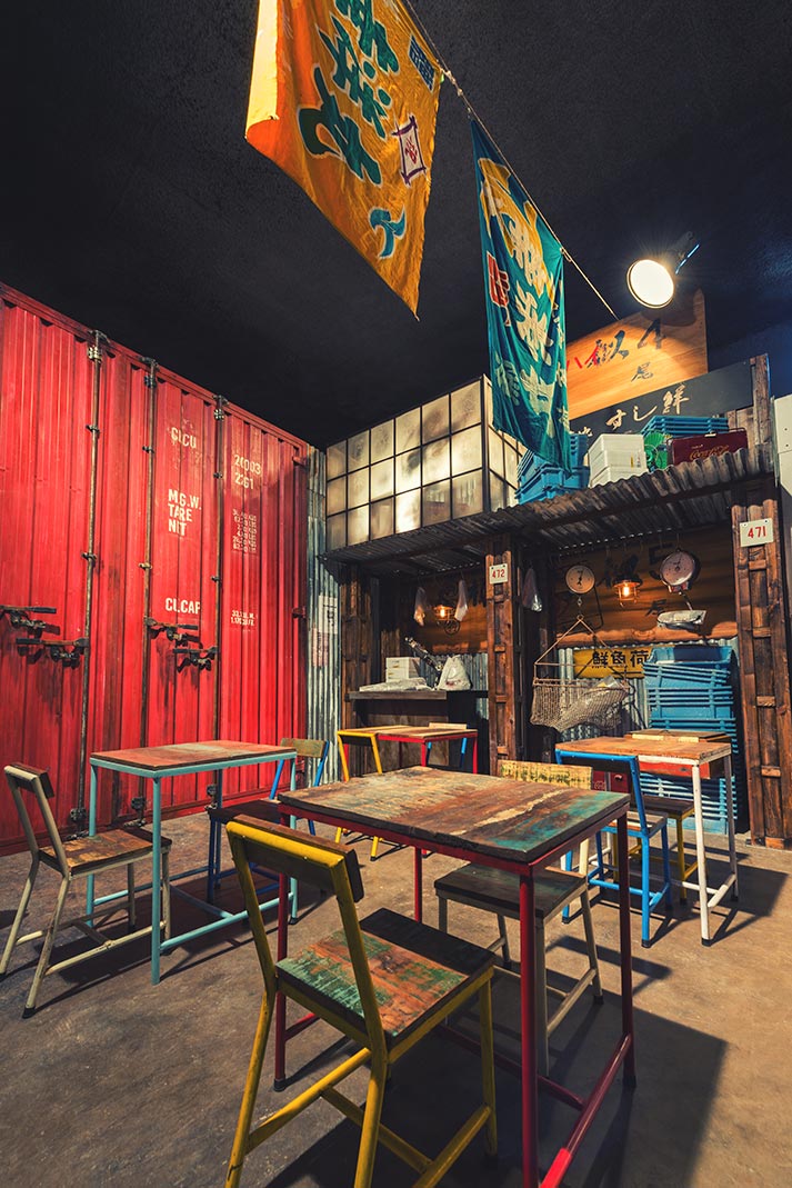 Japanese restaurant design ideas for contract business.
