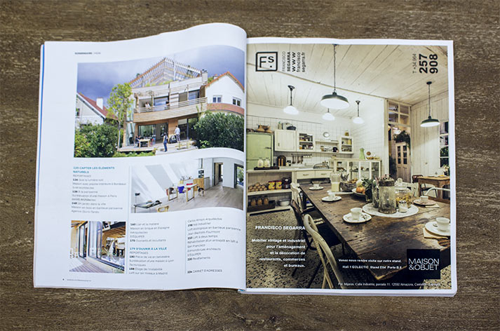 International interior design magazine with Francisco Segarra 